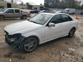2014 Mercedes-Benz C 250 Sport with VIN WDDGF4HB7EG248082, listed as a Copart auction lot 47351935 with 147,055 mi miles and Salvage title. Bid and sale history available at DreamBid. Image 1.