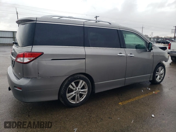 2011 Nissan Quest SL z VIN JN8AE2KP9B9006698, wystawiony jako Copart lot #45771245 z przebiegiem 158 486 mil mil oraz Szkoda całkowita • Salvage title. Historia ofert i sprzedaży dostępna na DreamBid. Obrazek 3.