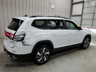 2025 Volkswagen Atlas SE z VIN 1V2HR2CA8SC502389, wystawiony jako Copart lot #51980025 z przebiegiem 10 753 mil mil oraz Czysty tytuł • Clean title. Historia ofert i sprzedaży dostępna na DreamBid. Obrazek 3.