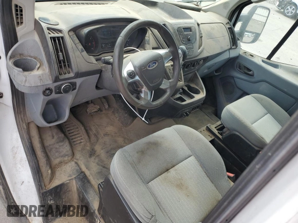 2015 Ford Transit with VIN 1FTNR2CV0FKA63935, listed as a Copart auction lot 58589985 with 190,246 mi miles and Salvage title. Bid and sale history available at DreamBid. Image 8.