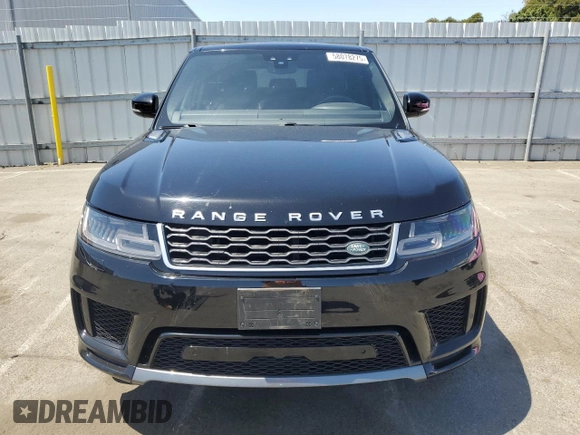 2019 Land Rover Range Rover Sport HSE with VIN SALWR2RV9KA840875, listed as a Copart auction lot 58078275 with 59,988 mi miles and Salvage title. Bid and sale history available at DreamBid. Image 5.