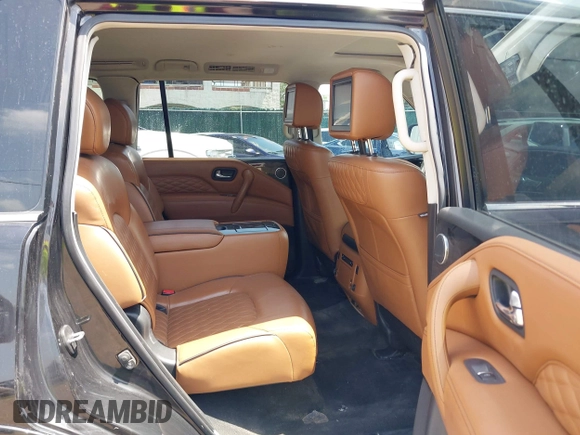 2019 Infiniti QX80 LUXE with VIN JN8AZ2NE2K9229471, listed as a IAAI auction lot 41927848 with Not Provided miles. Bid and sale history available at carsss.com. Image 8.