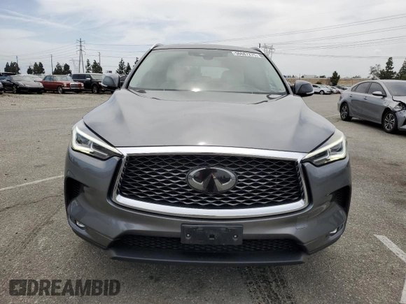 2020 Infiniti QX50 Luxe with VIN 3PCAJ5M16LF107867, listed as a Copart auction lot 56687275 with 67,957 mi miles and Salvage title. Bid and sale history available at DreamBid. Image 5.