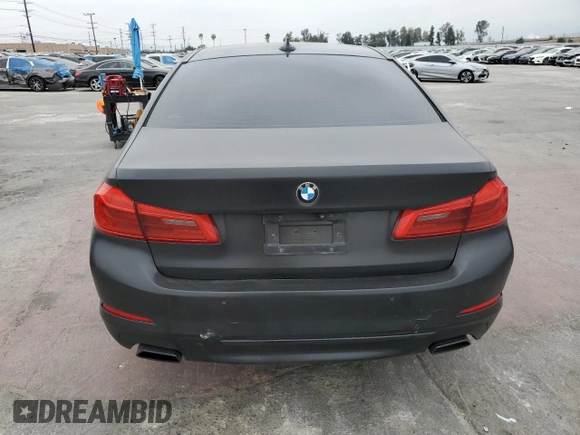 2018 BMW 5 Series 540i with VIN WBAJE5C56JG917606, listed as a Copart auction lot 54196055 with 85,207 mi miles and Salvage title. Bid and sale history available at DreamBid. Image 6.