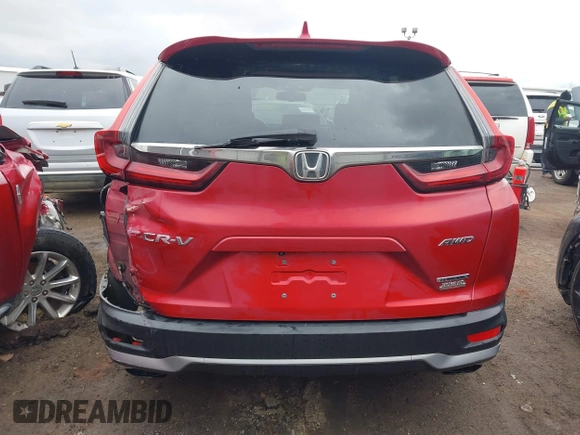 2020 Honda CR-V Touring with VIN 5J6RW2H94LL017434, listed as a IAAI auction lot 41556184 with 97,016 mi miles and . Bid and sale history available at DreamBid. Image 16.