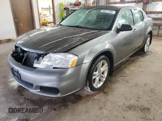 2012 Dodge Avenger SE with VIN 1C3CDZAG4CN254727, listed as a Copart auction lot 45271155 with 206,291 mi miles and Salvage Title. Bid and sale history available at DreamBid. Image 1.