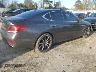 2019 Genesis G70 3.3T Advanced with VIN KMTG34LE2KU016914, listed as a Copart auction lot 51551635 with 56,671 mi miles and Salvage Title. Bid and sale history available at carsss.com. Image 3.