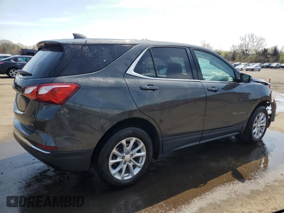 2018 Chevrolet Equinox LT with VIN 2GNAXSEV8J6104607, listed as a Copart auction lot 54155635 with 46,603 mi miles and Salvage Title. Bid and sale history available at carsss.com. Image 3.