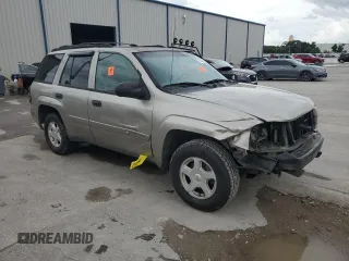 2002 Chevrolet TrailBlazer LS with VIN 1GNDS13S022475449, listed as a Copart auction lot 73030844 with 316,163 mi miles and Salvage Title. Bid and sale history available at DreamBid. Image 4.