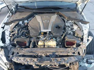 2018 Infiniti Q50 3.0t LUXE with VIN JN1EV7AP1JM366672, listed as a IAAI auction lot 41566540 with 86,390 mi miles. Bid and sale history available at carsss.com. Image 10.