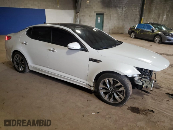 2015 Kia Optima SX Turbo with VIN 5XXGR4A63FG444995, listed as a Copart auction lot 52419465 with 67,249 mi miles and Salvage title. Bid and sale history available at DreamBid. Image 4.