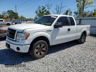 2013 Ford F-150 XL with VIN 1FTFX1CF4DFC94419, listed as a Copart auction lot 49242905 with 132,829 mi miles and Salvage Title. Bid and sale history available at carsss.com. Image 1.