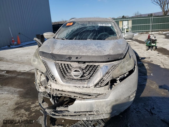 2015 Nissan Murano S with VIN 5N1AZ2MH8FN225120, listed as a Copart auction lot 41813855 with 117,487 mi miles and Salvage Title. Bid and sale history available at carsss.com. Image 5.