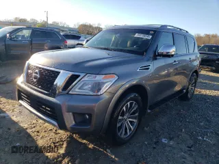 2017 Nissan Armada SL with VIN JN8AY2NC1H9510347, listed as a Copart auction lot 80070614 with 114,553 mi miles and Salvage Title. Bid and sale history available at carsss.com. Image 1.