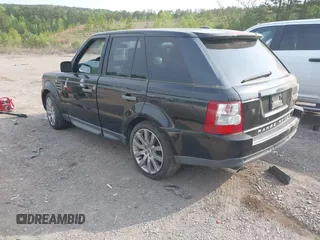 2009 Land Rover Range Rover Sport SC with VIN SALSH23449A203243, listed as a IAAI auction lot 42046645 with 173,858 mi miles. Bid and sale history available at carsss.com. Image 3.