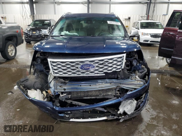2017 Ford Explorer Platinum с VIN 1FM5K8HTXHGA83223, выставлен на аукционе Copart как лот 58633485 с пробегом 158 926 миль миль и Списание • Salvage title. История ставок и продаж доступна на DreamBid. Изображение 5.