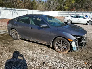 2020 Honda Civic Sedan EX-L with VIN 19XFC1F75LE221259, listed as a Copart auction lot 44887075 with 143,112 mi miles and Salvage Title. Bid and sale history available at carsss.com. Image 4.