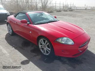 2007 Jaguar XK with VIN SAJWA44B375B07183, listed as a IAAI auction lot 41682977 with 41,502 mi miles. Bid and sale history available at carsss.com. Image 1.
