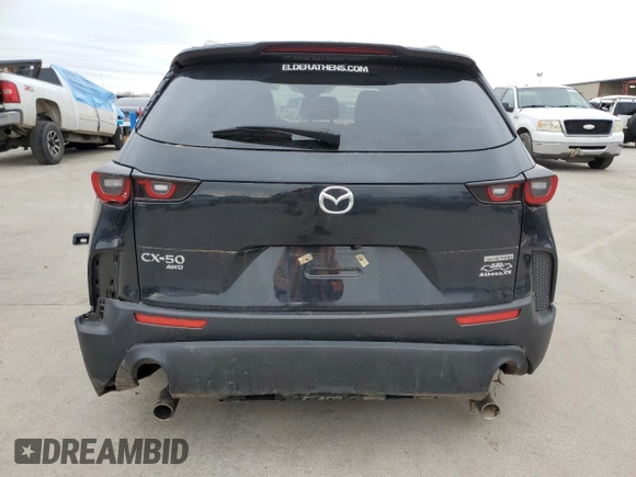 2024 Mazda CX-50 2.5 S Preferred Package with VIN 7MMVABBM5RN164973, listed as a Copart auction lot 42645645 with 0 mi miles and Salvage Title. Bid and sale history available at carsss.com. Image 6.