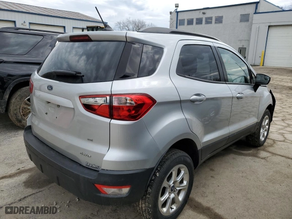 2019 Ford EcoSport SE with VIN MAJ6S3GL5KC286215, listed as a Copart auction lot 45883545 with NaN miles and Salvage Title. Bid and sale history available at carsss.com. Image 3.