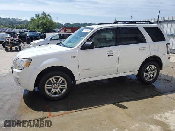 2008 Mercury Mariner with VIN 4M2CU811X8KJ52241, listed as a Copart auction lot 61502625 with 125,920 mi miles and Salvage title. Bid and sale history available at DreamBid. Image 1.