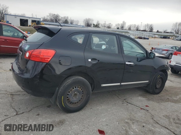 2012 Nissan Rogue S with VIN JN8AS5MT0CW274532, listed as a Copart auction lot 87309864 with 218,298 mi miles and Salvage Title. Bid and sale history available at DreamBid. Image 3.