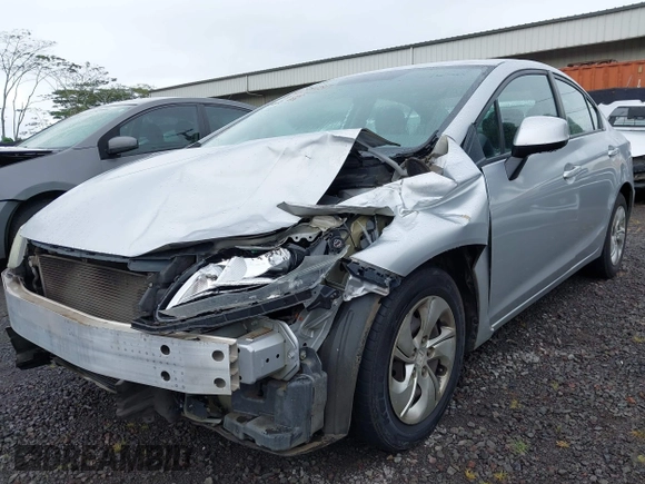 2013 Honda Civic LX with VIN 2HGFB2F50DH565533, listed as a IAAI auction lot 41774367 with 186,005 mi miles and . Bid and sale history available at DreamBid. Image 6.