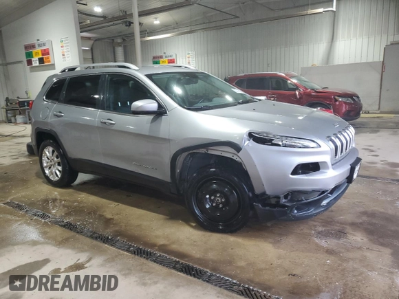 2016 Jeep Cherokee Limited with VIN 1C4PJMDB6GW162558, listed as a Copart auction lot 62741085 with 124,073 mi miles and Salvage title. Bid and sale history available at DreamBid. Image 4.