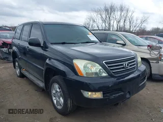 2007 Lexus GX with VIN JTJBT20X870127532, listed as a IAAI auction lot 41850626 with 209,388 mi miles. Bid and sale history available at carsss.com. Image 1.