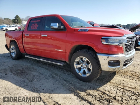 2025 Ram 1500 Big Horn z VIN 1C6SRFFP8SN506775, wystawiony jako Copart lot #48783565 z przebiegiem 24 903 mil mil oraz Szkoda całkowita • Salvage title. Historia ofert i sprzedaży dostępna na DreamBid. Obrazek 4.