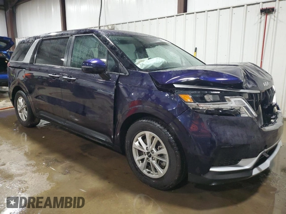2023 Kia Carnival LX with VIN KNDNB4H37P6193583, listed as a Copart auction lot 51177845 with 23,171 mi miles and Salvage Title. Bid and sale history available at carsss.com. Image 4.