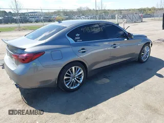 2021 Infiniti Q50 Luxe z VIN JN1EV7BR7MM750265, wystawiony jako IAAI lot #41943953 z przebiegiem 53 750 mil mil oraz . Historia ofert i sprzedaży dostępna na DreamBid. Obrazek 4.