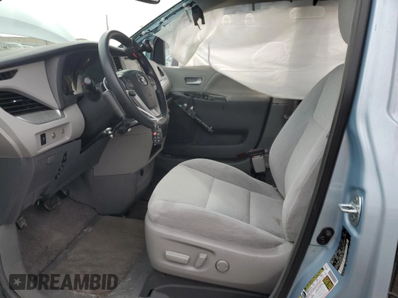 2017 Toyota Sienna LE Auto Access Seat with VIN 5TDKZ3DC6HS772323, listed as a Copart auction lot 45674485 with 50,613 mi miles and Salvage Title. Bid and sale history available at carsss.com. Image 7.
