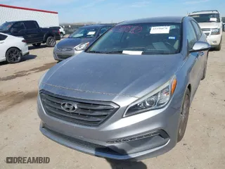 2015 Hyundai Sonata 2.4L Sport with VIN 5NPE34AF5FH080401, listed as a IAAI auction lot 41598870 with 72,047 mi miles. Bid and sale history available at carsss.com. Image 2.