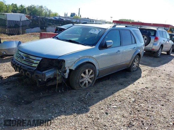 2008 Ford Taurus X SEL with VIN 1FMDK05W08GA43003, listed as a IAAI auction lot 42122695 with 105,484 mi miles and . Bid and sale history available at DreamBid. Image 2.