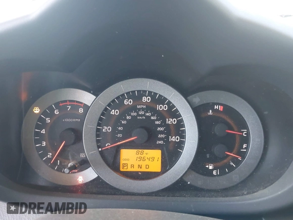 2009 Toyota RAV4 Sport with VIN JTMBK32V795081561, listed as a IAAI auction lot 42644178 with 196,491 mi miles and . Bid and sale history available at DreamBid. Image 7.