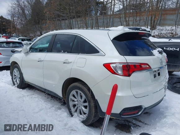 2018 Acura RDX w/Technology Pkg with VIN 5J8TB4H5XJL009580, listed as a IAAI auction lot 41592237 with 1 mi miles. Bid and sale history available at carsss.com. Image 3.