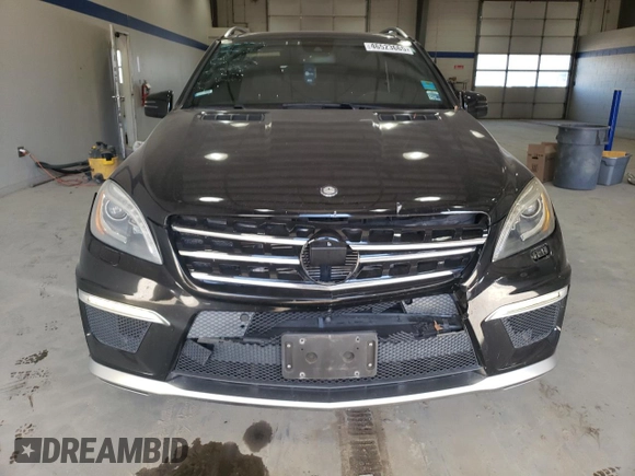 2013 Mercedes-Benz M ML 63 AMG with VIN 4JGDA7EB0DA214628, listed as a Copart auction lot 46523665 with 100,158 mi miles and Salvage Title. Bid and sale history available at carsss.com. Image 5.