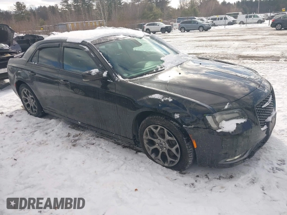 2015 Chrysler 300 with VIN 2C3CCAGG8FH904488, listed as a IAAI auction lot 41516698 with 1 mi miles. Bid and sale history available at carsss.com. Image 1.
