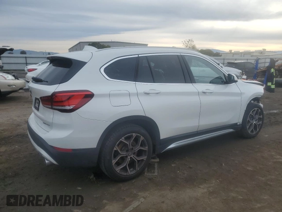 2021 BMW X1 sDrive28i with VIN WBXJG7C00M5T35260, listed as a Copart auction lot 36965303 with 36,163 mi miles. Bid and sale history available at carsss.com. Image 3.