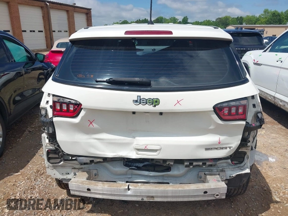 2018 Jeep Compass Sport с VIN 3C4NJCABXJT123085, выставлен на аукционе IAAI как лот 42321682 с пробегом 96 813 миль миль и . История ставок и продаж доступна на DreamBid. Изображение 16.