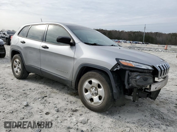 2016 Jeep Cherokee Altitude with VIN 1C4PJLAB6GW370275, listed as a Copart auction lot 44745235 with 148,354 mi miles and Salvage Title. Bid and sale history available at carsss.com. Image 4.