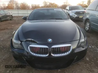 2007 BMW 6 Series M6 with VIN WBSEH93557B798366, listed as a Copart auction lot 63955514 with 74,843 mi miles and Salvage Title. Bid and sale history available at carsss.com. Image 5.