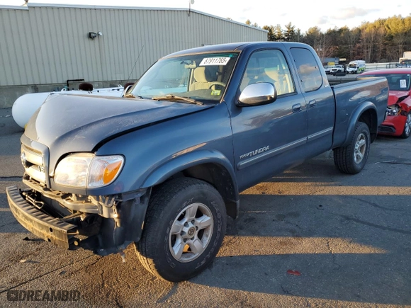 2005 Toyota Tundra SR5 with VIN 5TBBT44155S458155, listed as a Copart auction lot 87911765 with 75,773 mi miles and Salvage Title. Bid and sale history available at carsss.com. Image 1.