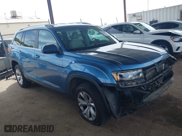 2019 Volkswagen Atlas SE with VIN 1V2DR2CA7KC516363, listed as a IAAI auction lot 42097219 with 92,152 mi miles and . Bid and sale history available at DreamBid. Image 1.