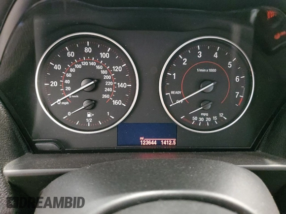 2015 BMW 2 Series 228i with VIN WBA1F5C59FV343633, listed as a Copart auction lot 60329925 with 123,644 mi miles and Non repairable. Bid and sale history available at DreamBid. Image 9.