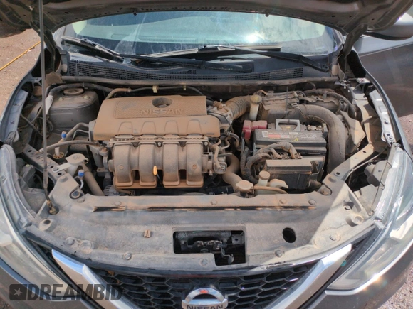 2017 Nissan Sentra S with VIN 3N1AB7AP0HY258218, listed as a Copart auction lot 61551805 with 51,375 mi miles and Salvage title. Bid and sale history available at DreamBid. Image 11.