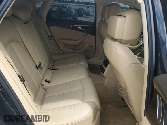 2015 Audi A6 Premium Plus with VIN WAUGFAFC5FN033265, listed as a Copart auction lot 58233495 with 123,547 mi miles and Clean title. Bid and sale history available at DreamBid. Image 10.