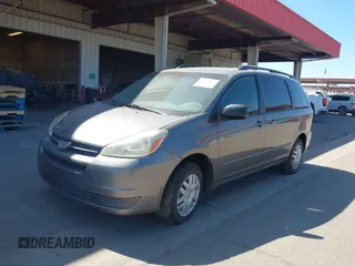 2005 Toyota Sienna CE with VIN 5TDZA23C95S362418, listed as a IAAI auction lot 42526995 with 232,857 mi miles and . Bid and sale history available at DreamBid. Image 2.