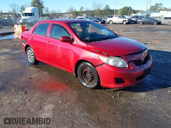 2009 Toyota Corolla with VIN JTDBL40E99J004929, listed as a IAAI auction lot 41210936 with 135,663 mi miles. Bid and sale history available at carsss.com. Image 1.